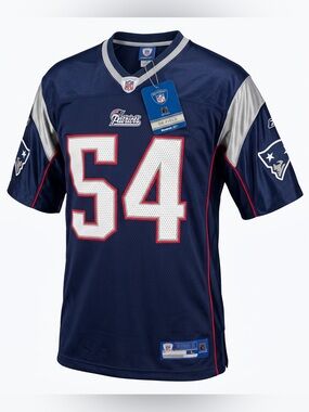 Reebok On Field Tedy Bruschi New England Patriots #54 Official Licensed Jersey